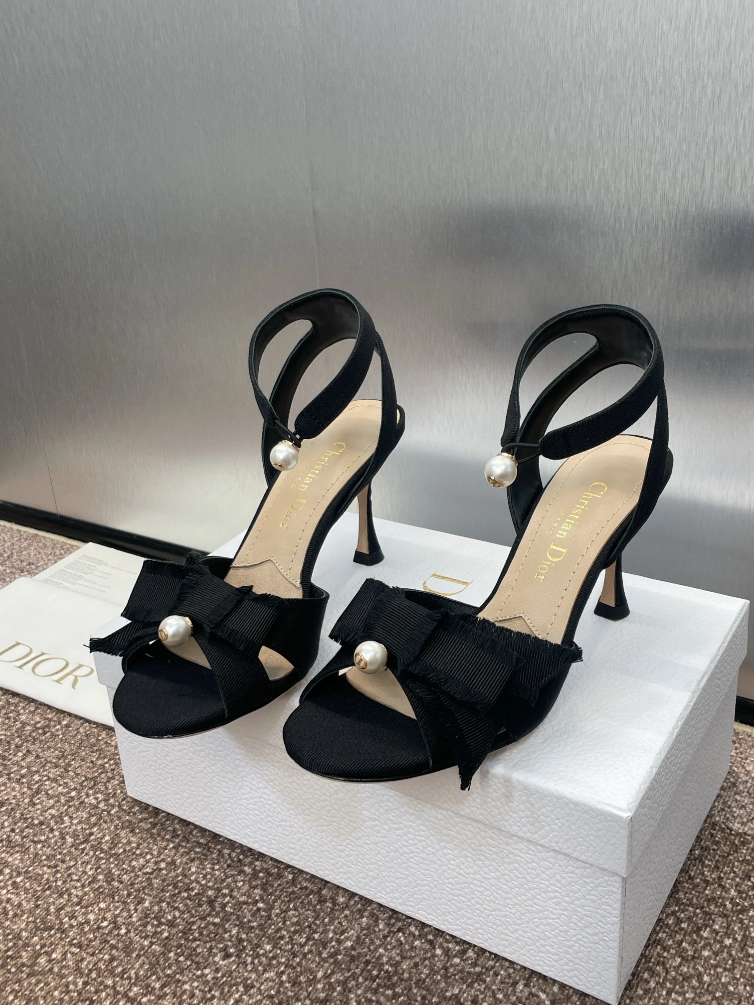COCO-- 4ior KCO180GGN_S900 Heel height：7. 5CM sheepskin item:E-X062F0629
